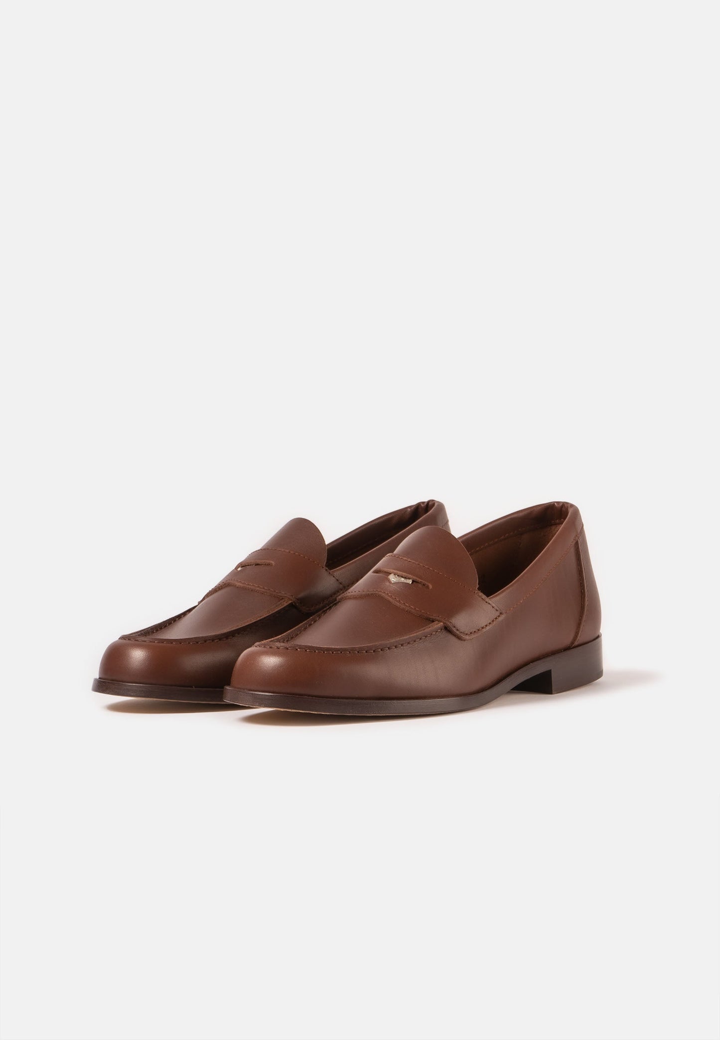Aurlandskoen Buxton Nappa Oak - premium pennyloafer i nappa lær