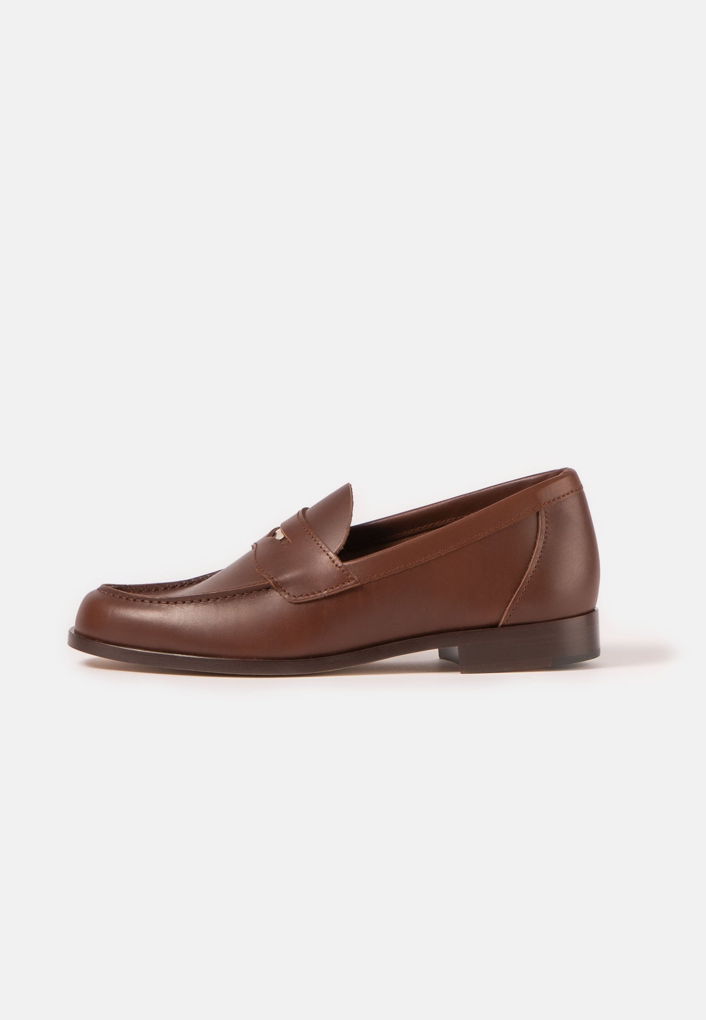 Aurlandskoen Buxton Nappa Oak - premium pennyloafer i nappa lær